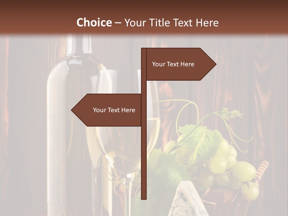 Celebration Blue Cheese Cross Section PowerPoint Template