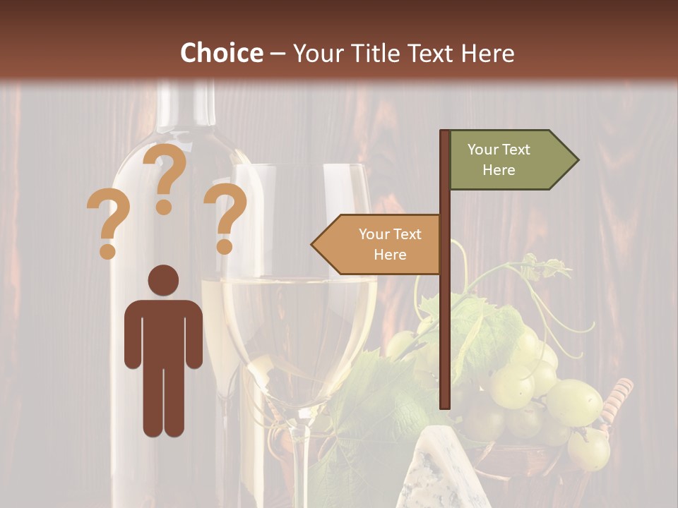 Celebration Blue Cheese Cross Section PowerPoint Template