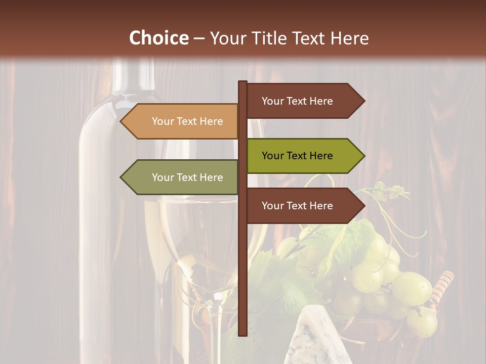Celebration Blue Cheese Cross Section PowerPoint Template
