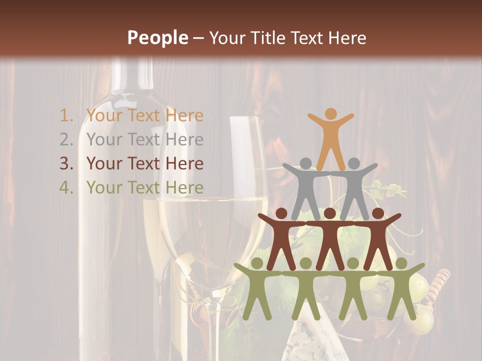 Celebration Blue Cheese Cross Section PowerPoint Template