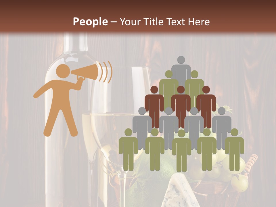 Celebration Blue Cheese Cross Section PowerPoint Template