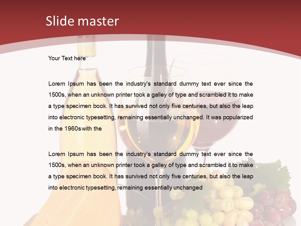 Cheese Leaves Snack PowerPoint Template