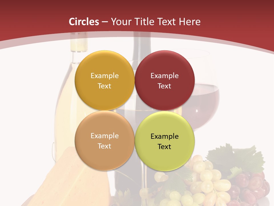 Cheese Leaves Snack PowerPoint Template