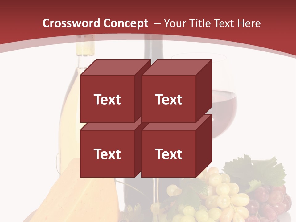 Cheese Leaves Snack PowerPoint Template