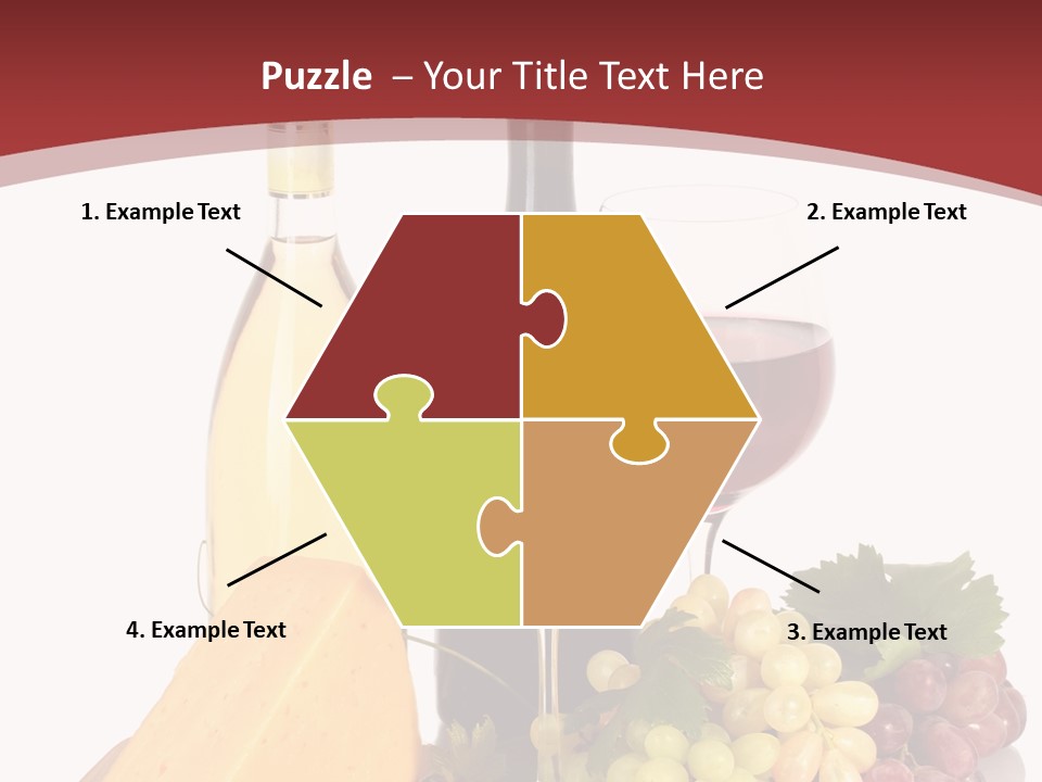 Cheese Leaves Snack PowerPoint Template