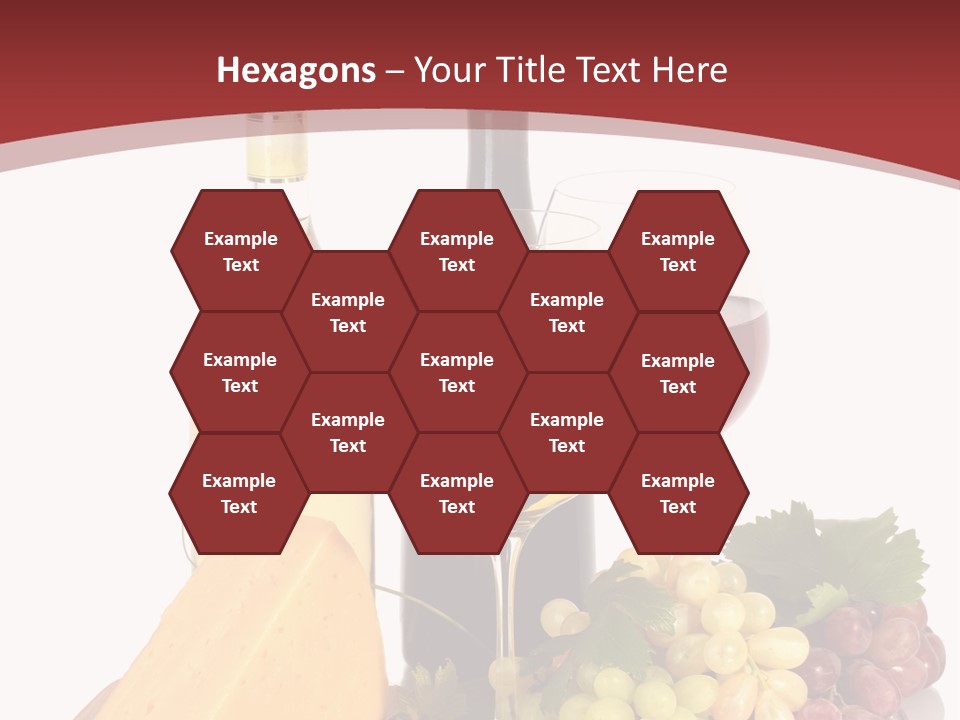 Cheese Leaves Snack PowerPoint Template