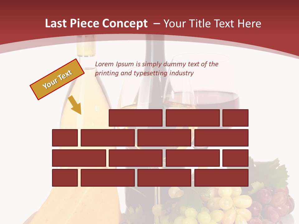 Cheese Leaves Snack PowerPoint Template