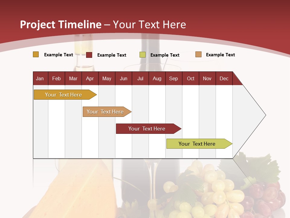 Cheese Leaves Snack PowerPoint Template