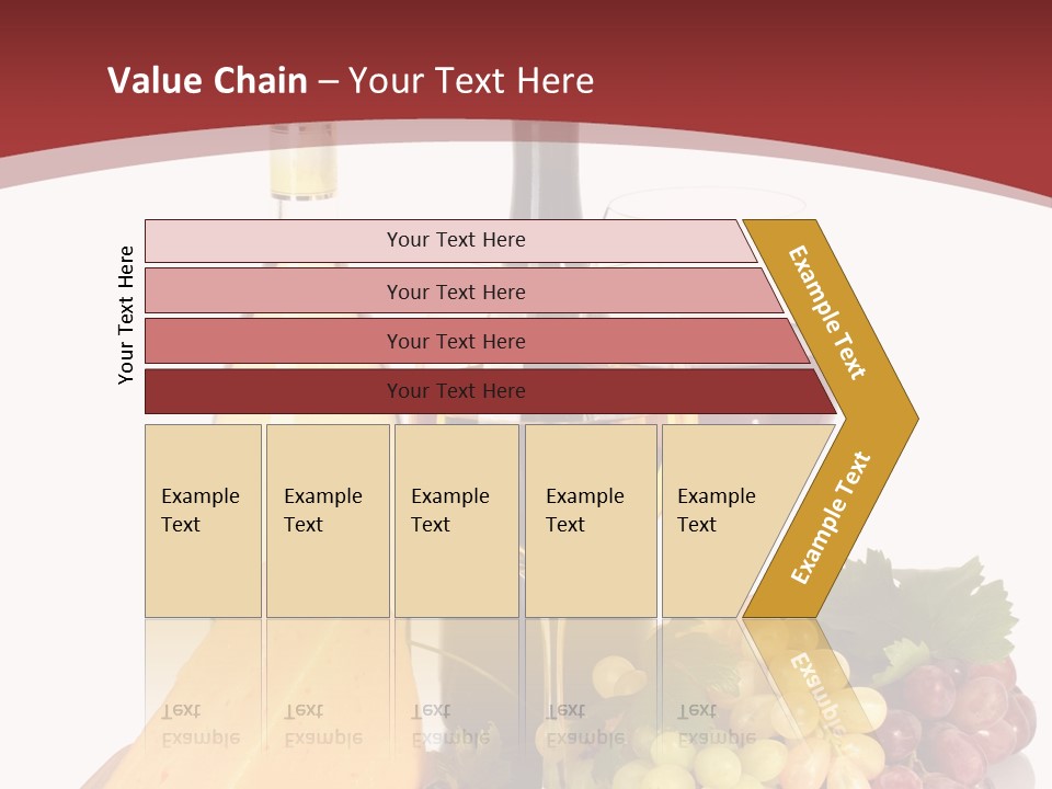 Cheese Leaves Snack PowerPoint Template