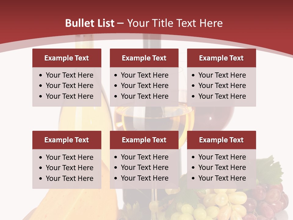 Cheese Leaves Snack PowerPoint Template