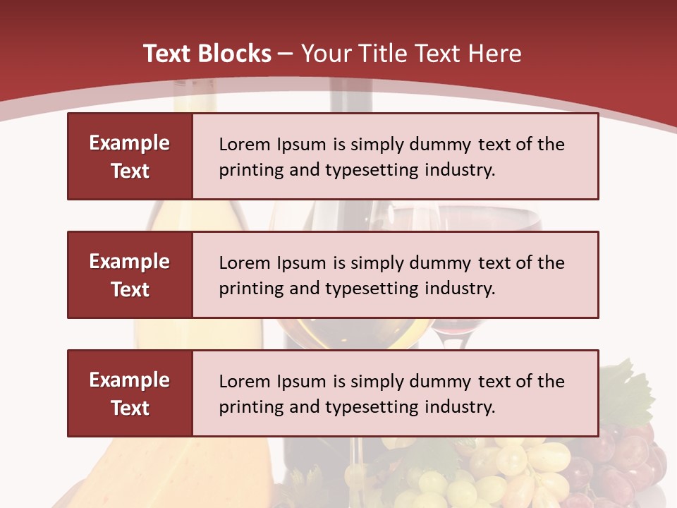 Cheese Leaves Snack PowerPoint Template