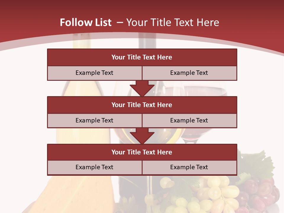 Cheese Leaves Snack PowerPoint Template