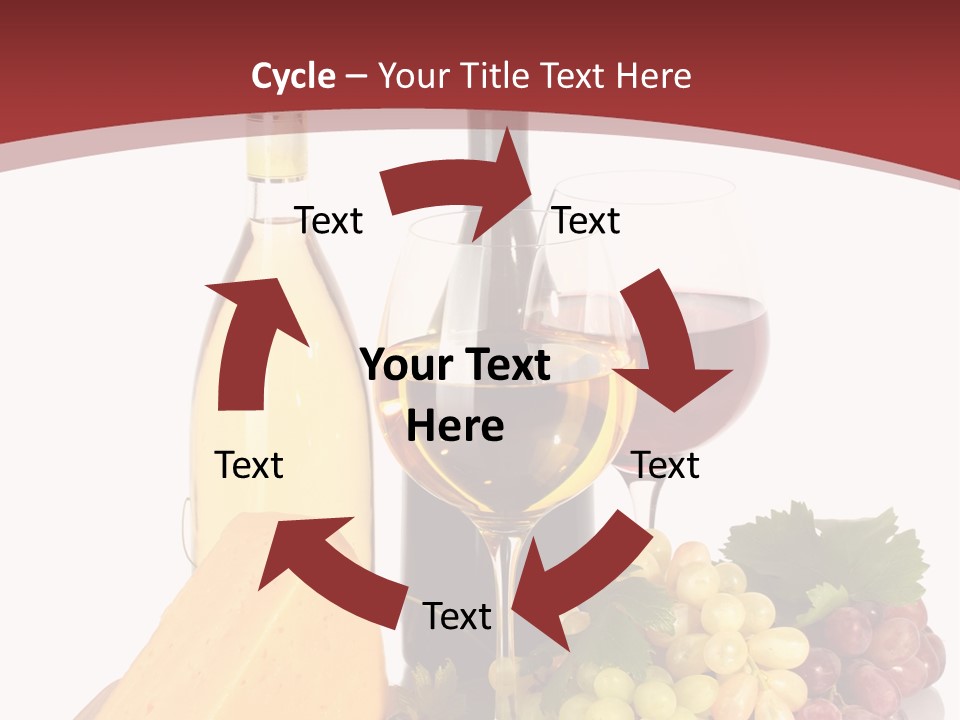Cheese Leaves Snack PowerPoint Template