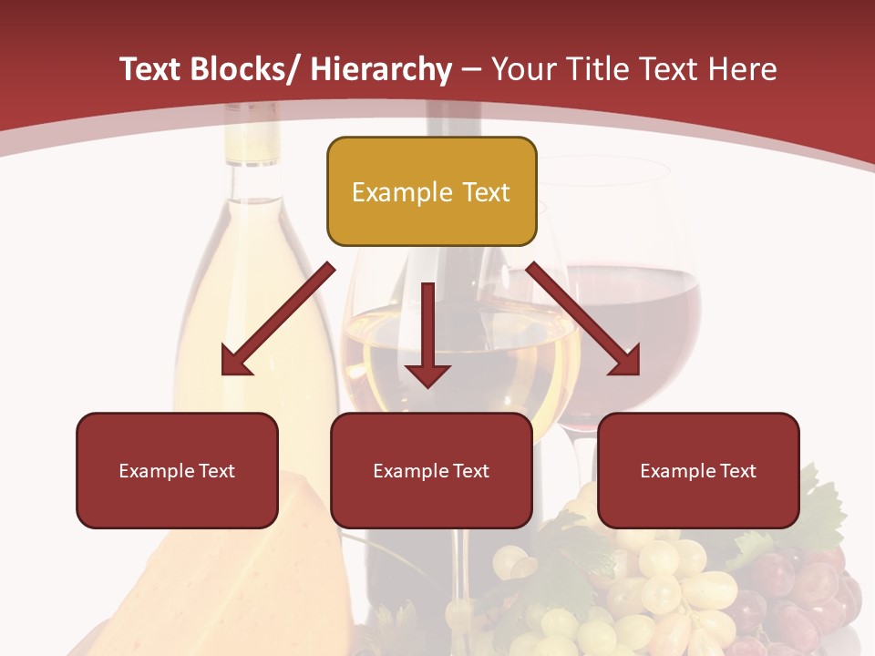 Cheese Leaves Snack PowerPoint Template