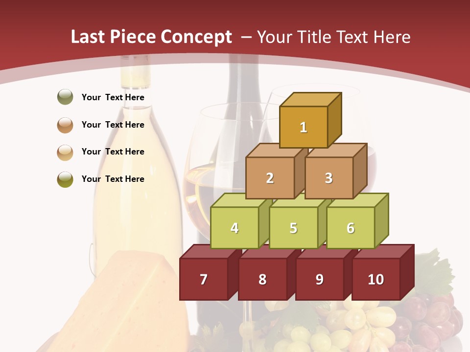 Cheese Leaves Snack PowerPoint Template