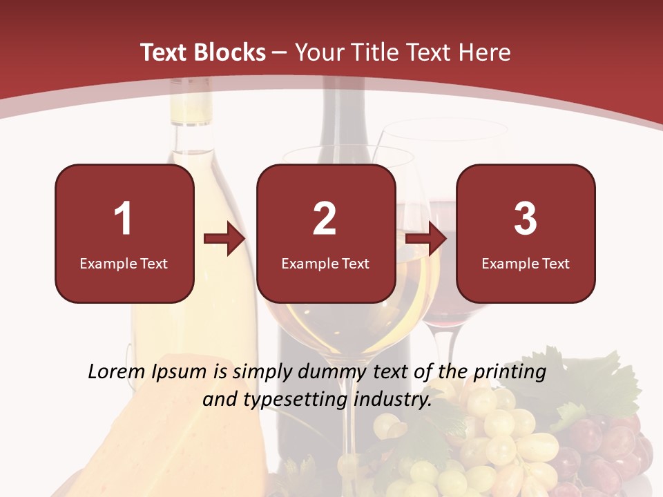 Cheese Leaves Snack PowerPoint Template