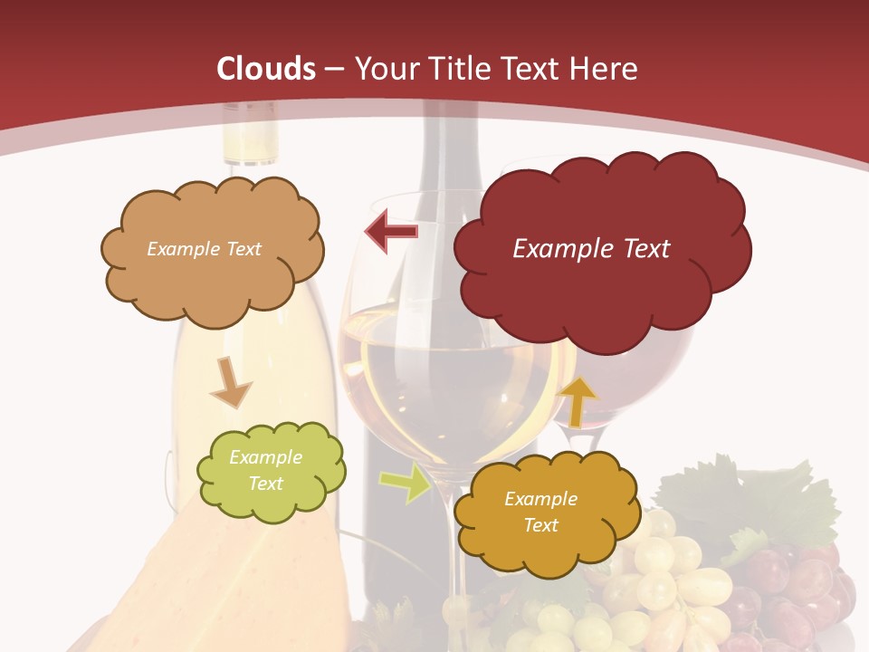 Cheese Leaves Snack PowerPoint Template