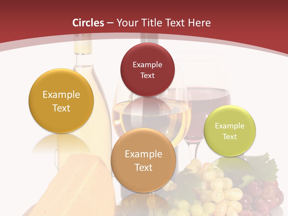 Cheese Leaves Snack PowerPoint Template