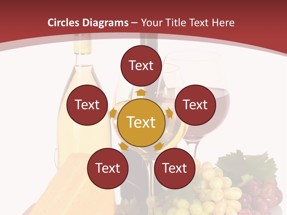 Cheese Leaves Snack PowerPoint Template