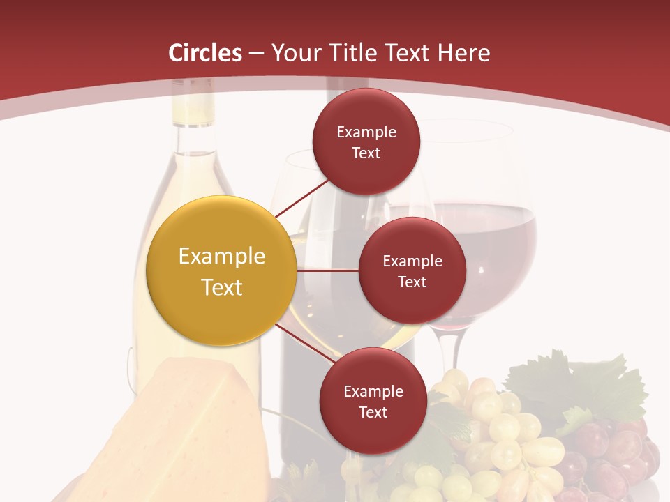 Cheese Leaves Snack PowerPoint Template