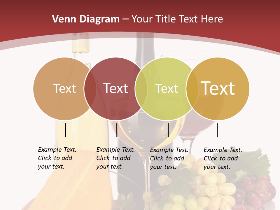 Cheese Leaves Snack PowerPoint Template