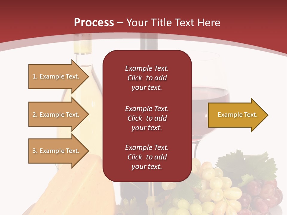 Cheese Leaves Snack PowerPoint Template