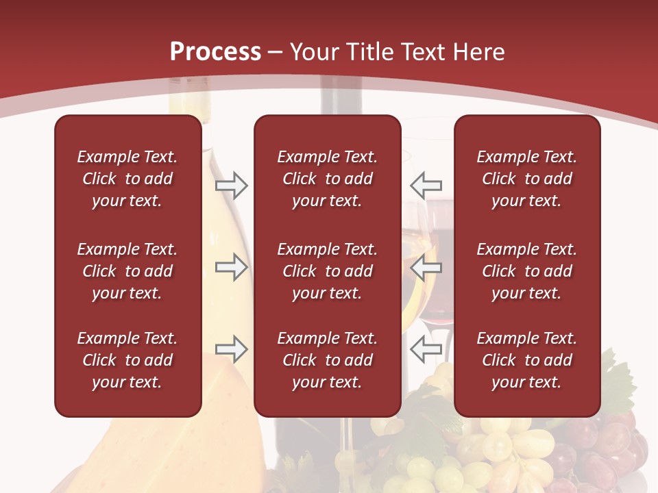 Cheese Leaves Snack PowerPoint Template