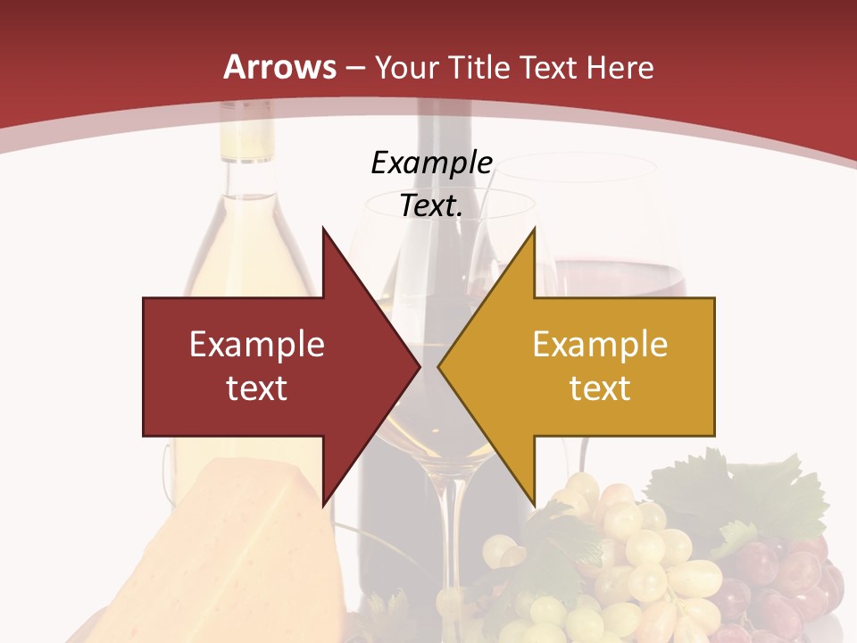 Cheese Leaves Snack PowerPoint Template