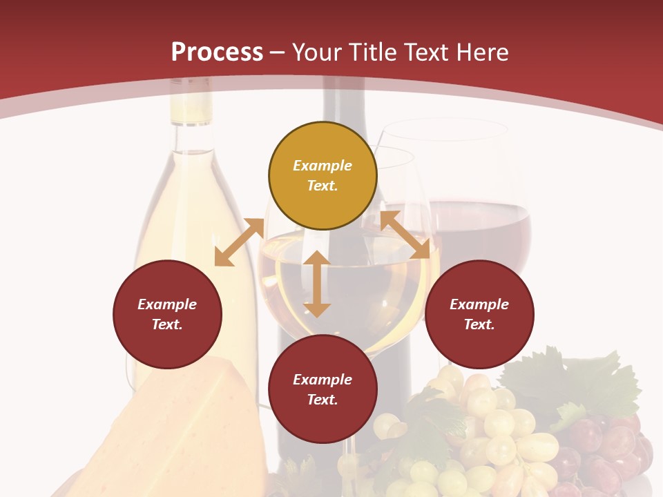 Cheese Leaves Snack PowerPoint Template