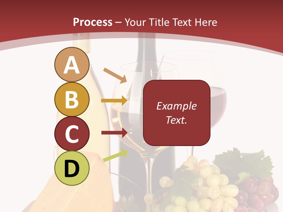 Cheese Leaves Snack PowerPoint Template