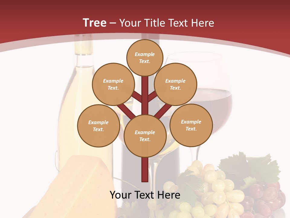 Cheese Leaves Snack PowerPoint Template