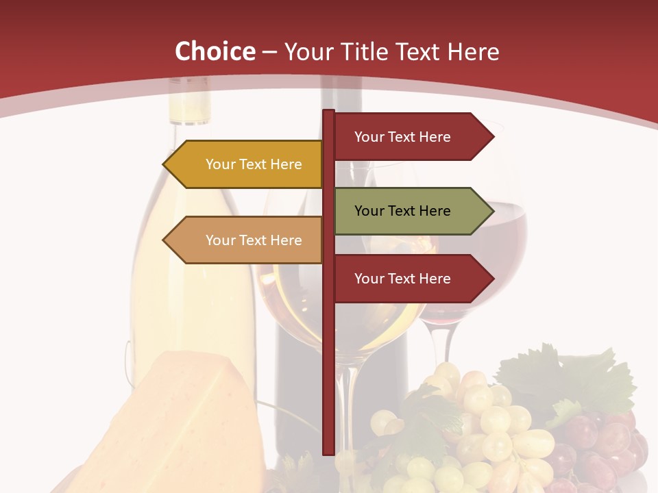 Cheese Leaves Snack PowerPoint Template