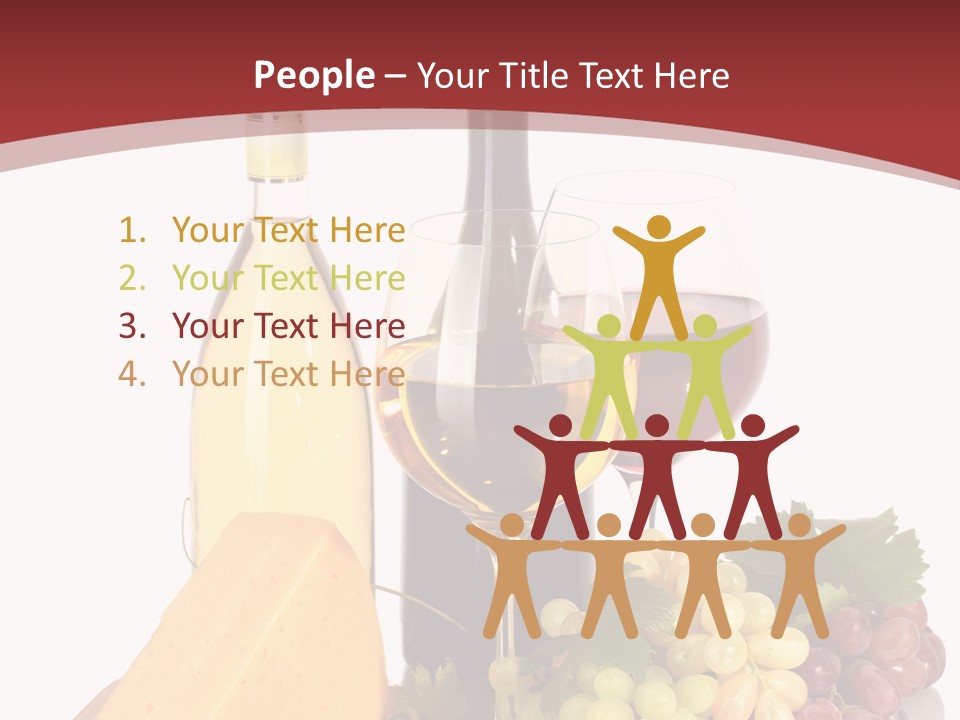 Cheese Leaves Snack PowerPoint Template