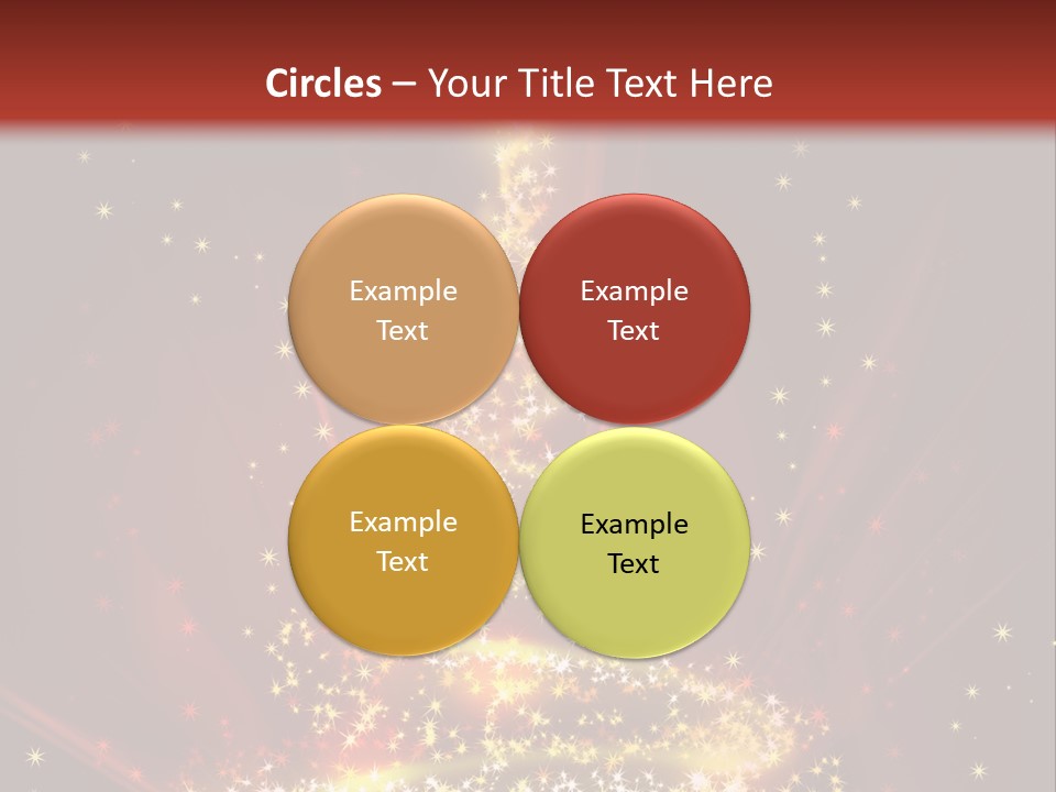 Celebration Season Gold PowerPoint Template