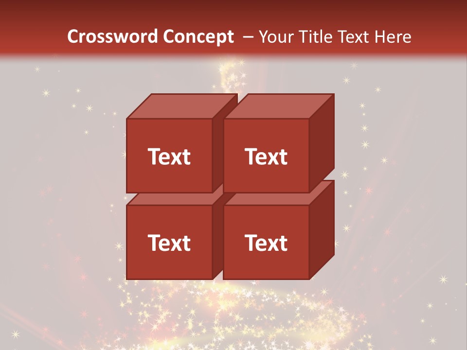 Celebration Season Gold PowerPoint Template