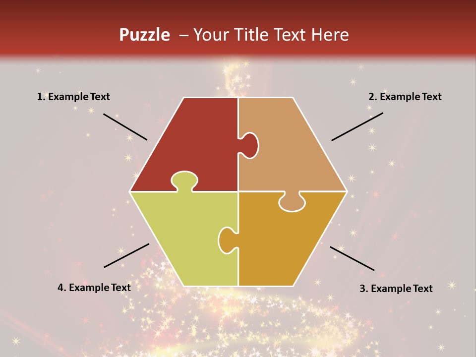 Celebration Season Gold PowerPoint Template