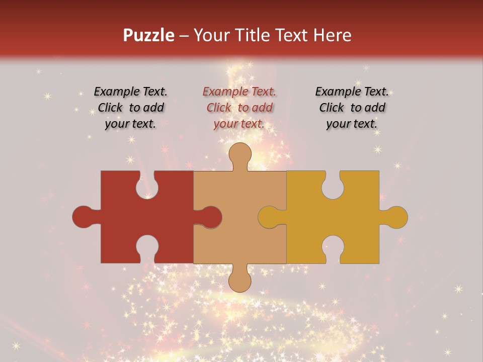 Celebration Season Gold PowerPoint Template