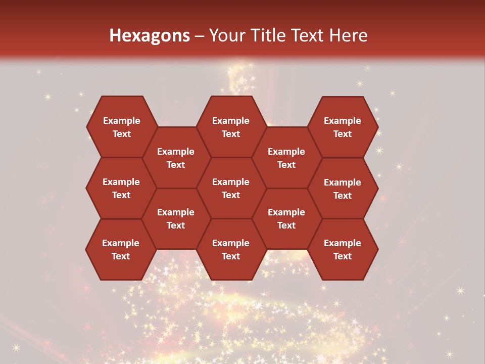 Celebration Season Gold PowerPoint Template