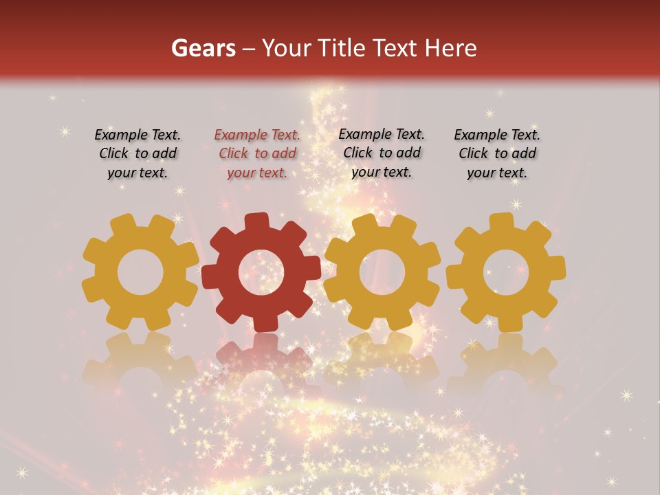 Celebration Season Gold PowerPoint Template