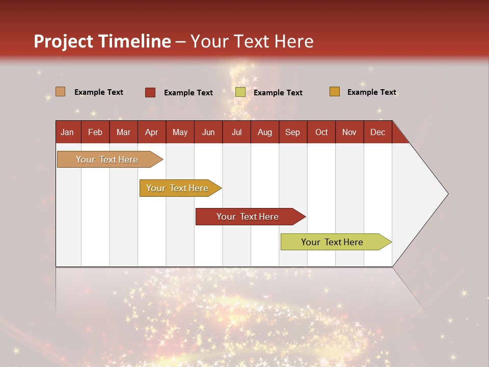 Celebration Season Gold PowerPoint Template