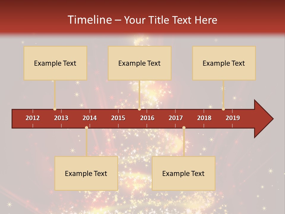 Celebration Season Gold PowerPoint Template