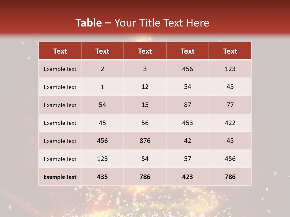 Celebration Season Gold PowerPoint Template