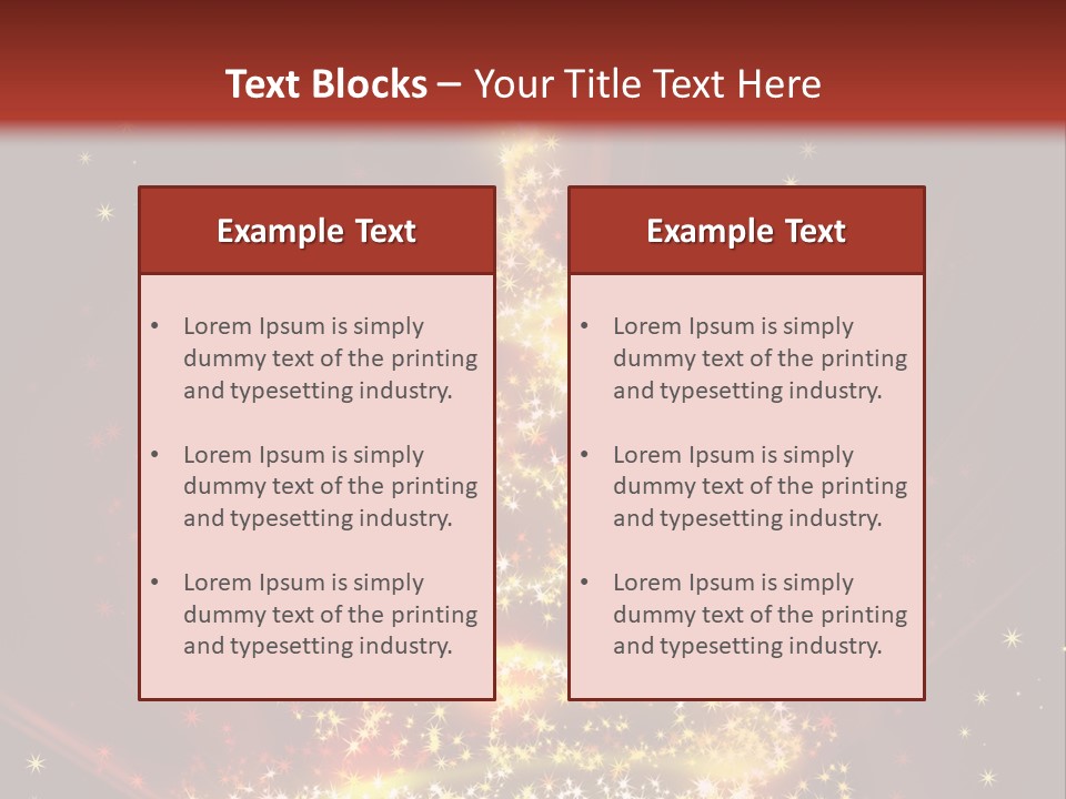 Celebration Season Gold PowerPoint Template