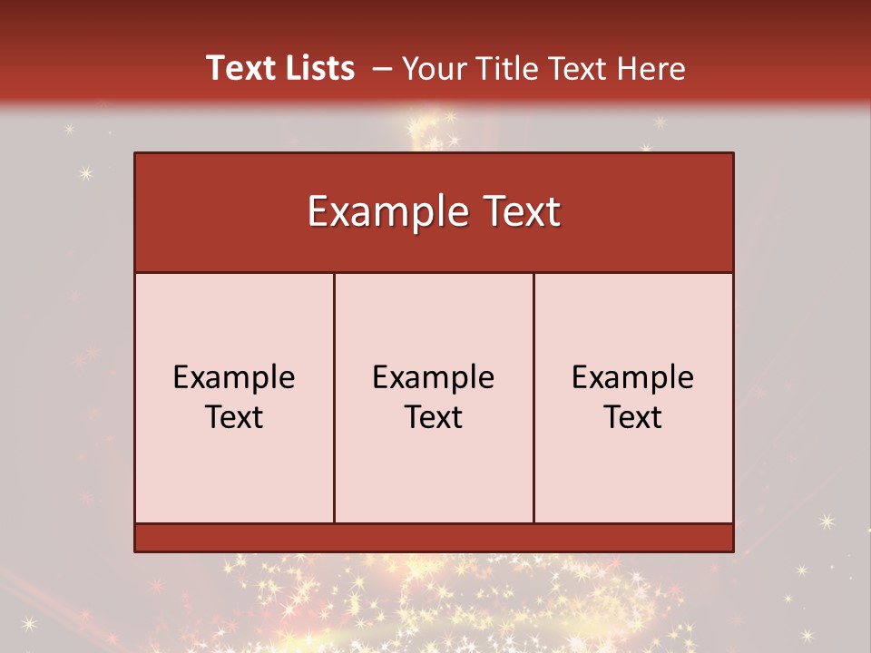 Celebration Season Gold PowerPoint Template