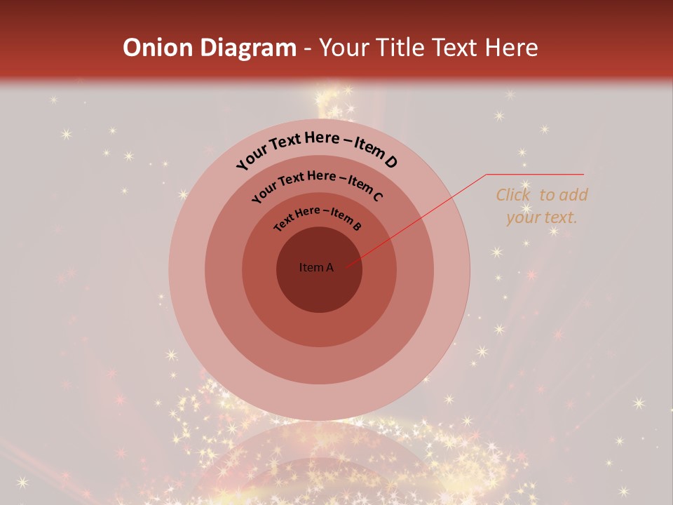 Celebration Season Gold PowerPoint Template