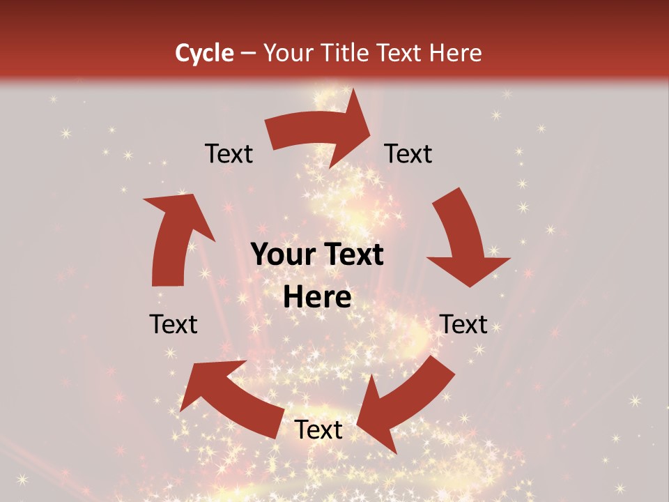 Celebration Season Gold PowerPoint Template