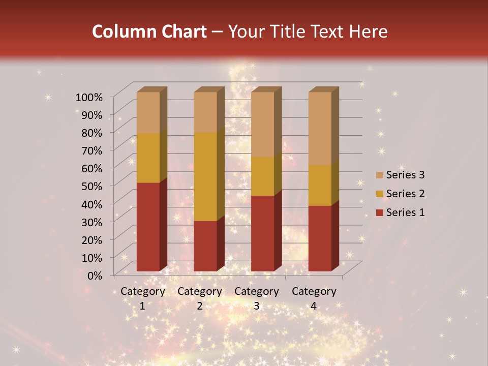 Celebration Season Gold PowerPoint Template