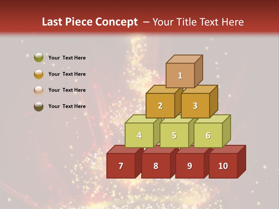 Celebration Season Gold PowerPoint Template