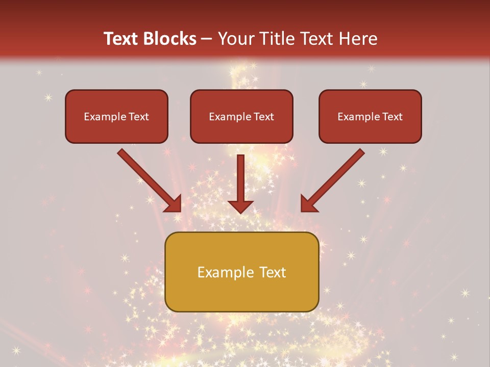 Celebration Season Gold PowerPoint Template