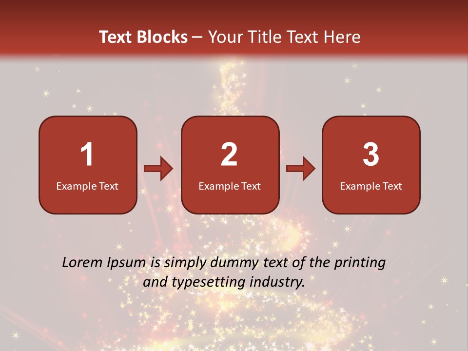 Celebration Season Gold PowerPoint Template